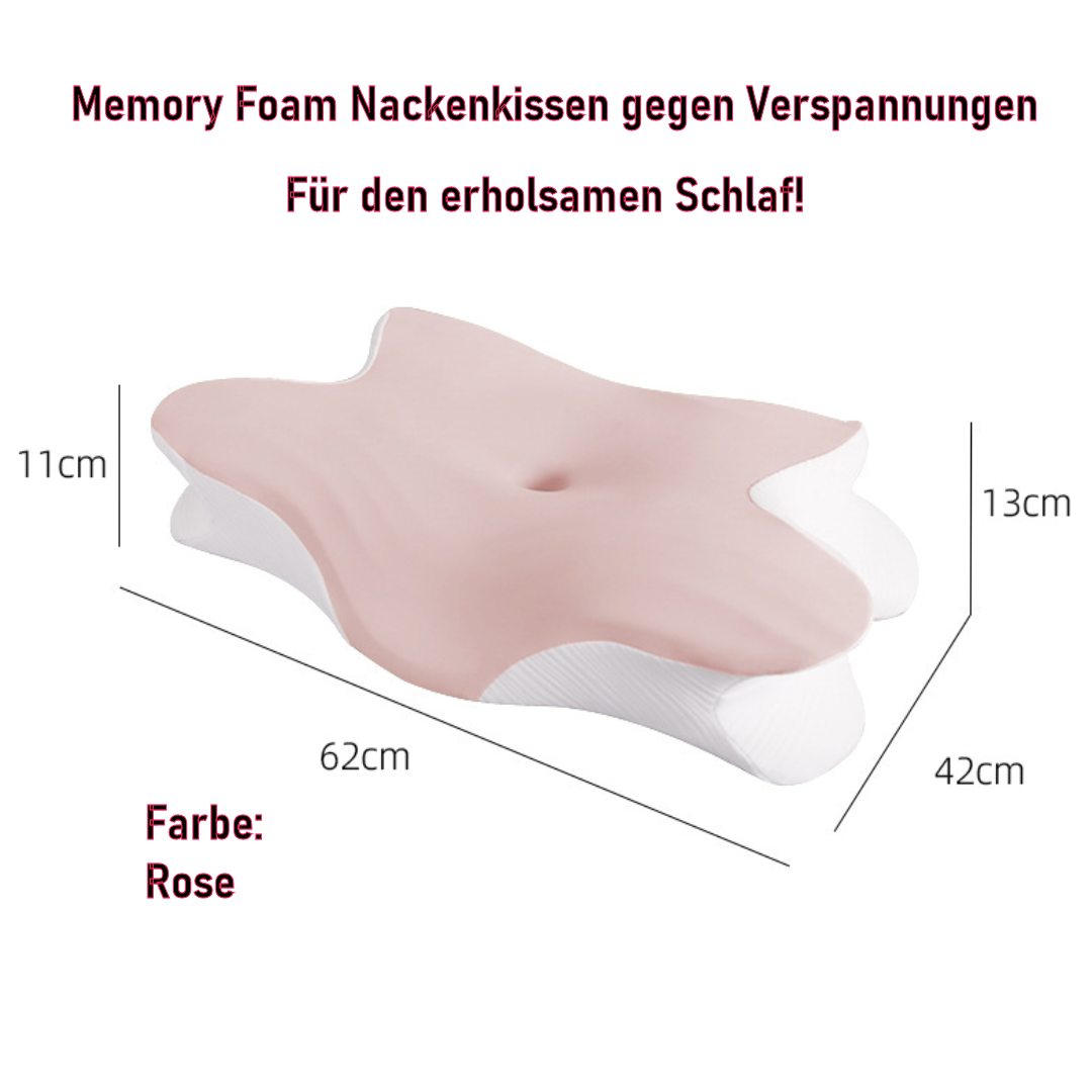 Memory-Schaum-Nackenkissen gegen Verspannung