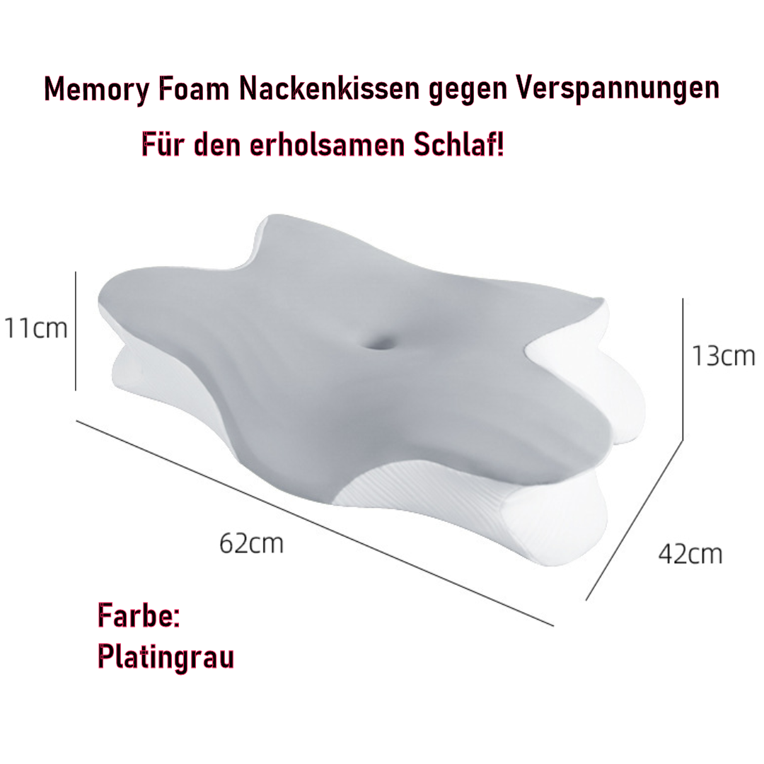 Memory-Schaum-Nackenkissen gegen Verspannung