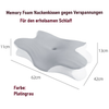 Memory-Schaum-Nackenkissen gegen Verspannung
