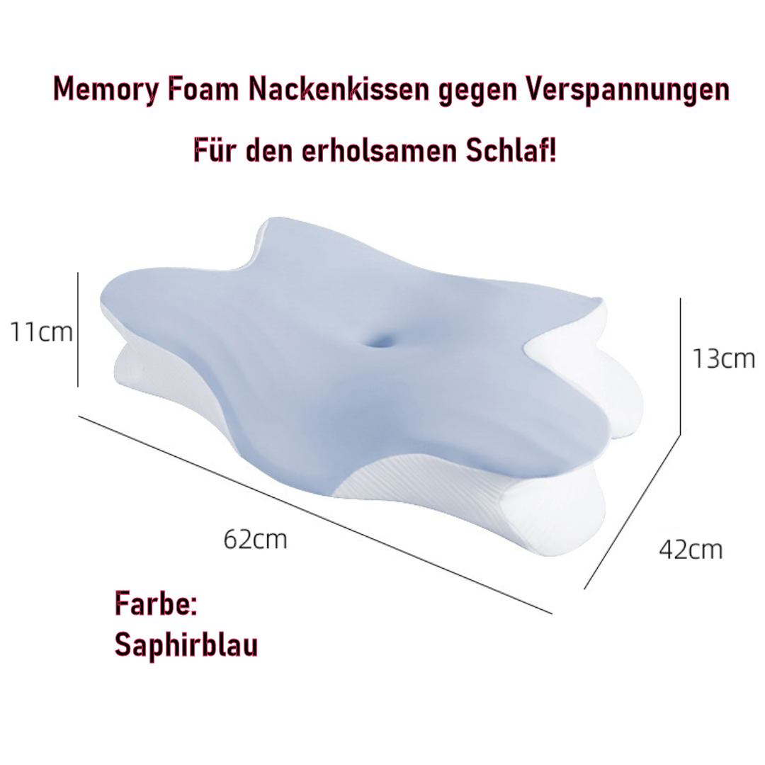 Memory-Schaum-Nackenkissen gegen Verspannung